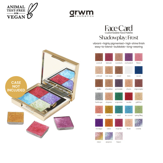 GRWM Cosmetics Face Card Shadowplay - Frost Eyeshadow  [CASE NOT INCLUDED]