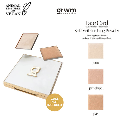 GRWM Cosmetics Face Card Soft Veil Finishing Powder [CASE NOT INCLUDED]