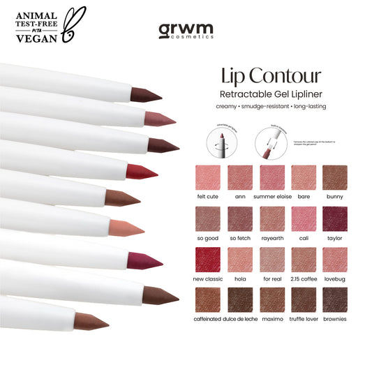 GRWM Cosmetics Lip Contour - Retractable Gel Lip Liner