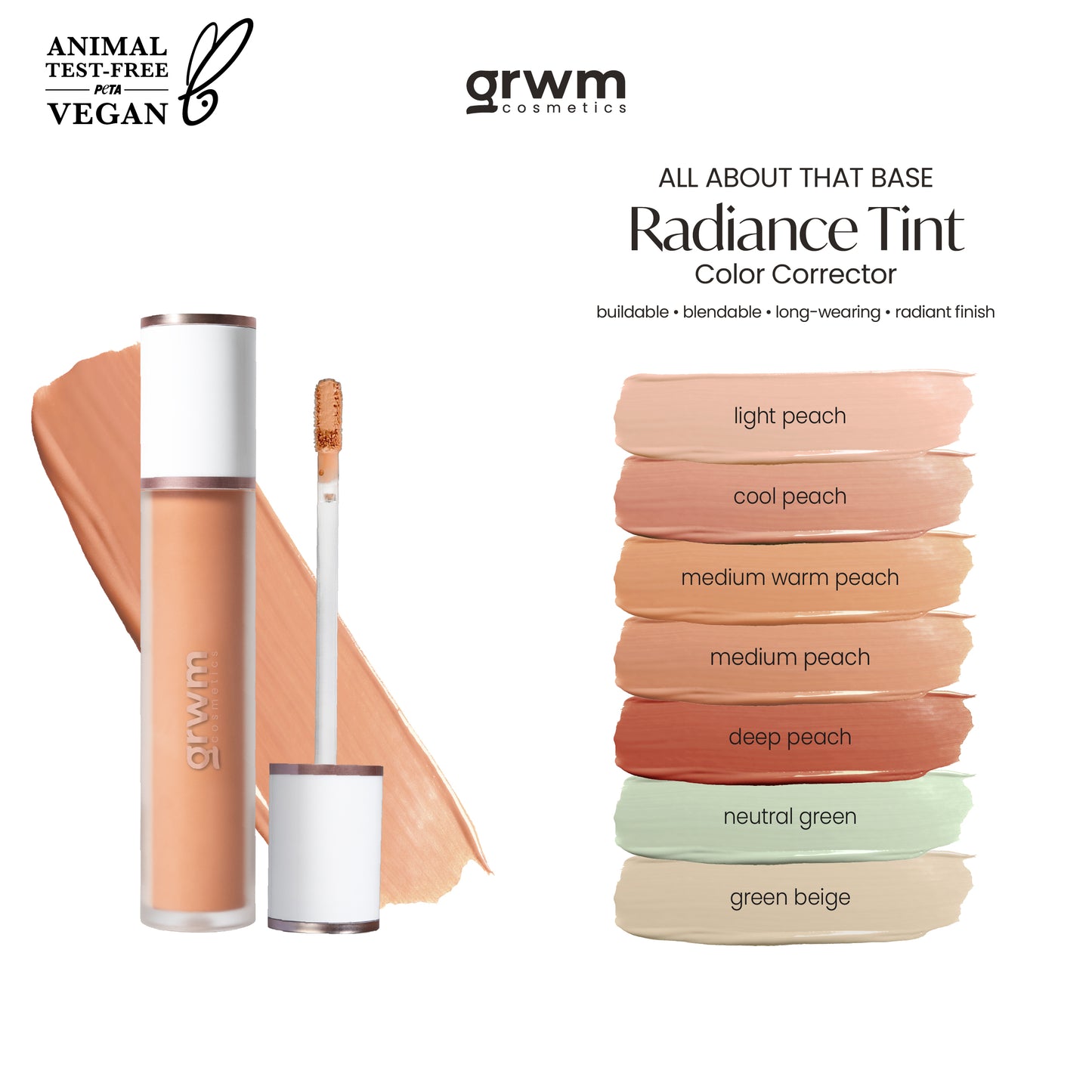 GRWM Cosmetics Radiance Tint Multiuse Base - Color Corrector