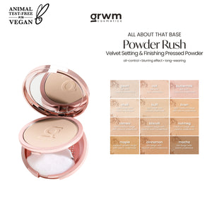 GRWM Cosmetics Powder Rush - Velvet Setting & Finishing Pressed Powder