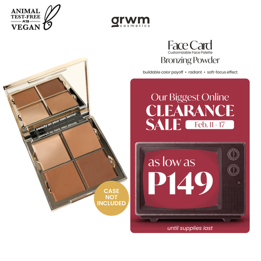 GRWM Cosmetics Face Card Bronzing Powder [CASE NOT INCLUDED]