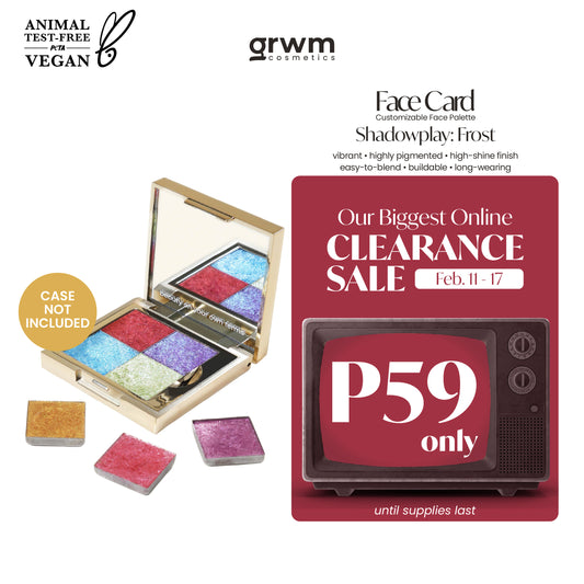 GRWM Cosmetics Face Card Shadowplay - Frost Eyeshadow  [CASE NOT INCLUDED]
