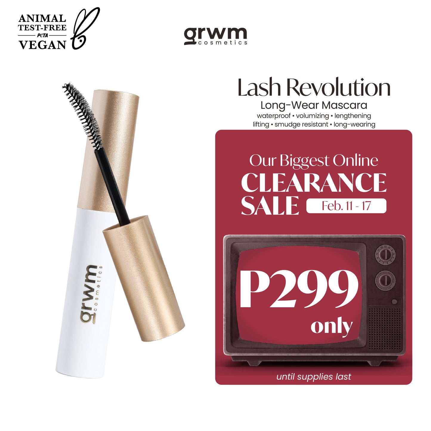 GRWM Cosmetics Lash Revolution Mascara