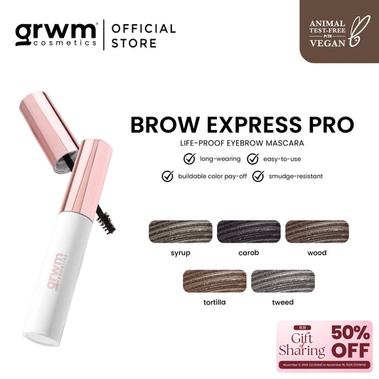 GRWM Cosmetics Brow Express Pro - Eyebrow Mascara