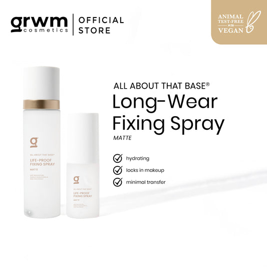 GRWM Cosmetics Long-Wear Fixing Spray - Matte Finish