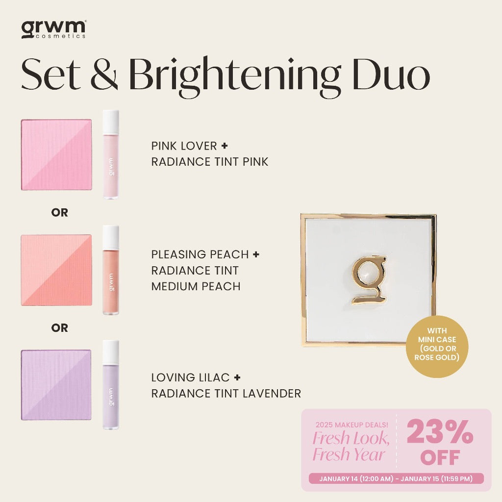 GRWM Cosmetics Set & Brightening Duo