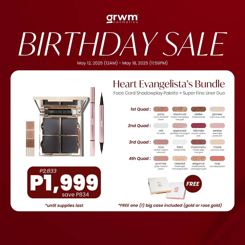 [Birthday Bundle] GRWM Cosmetics Heart Evangelista's Soft Glam Palette