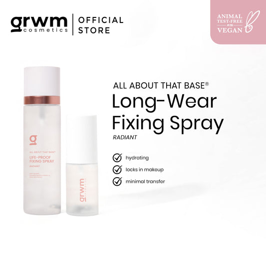 GRWM Cosmetics Long-Wear Fixing Spray - Radiant Finish