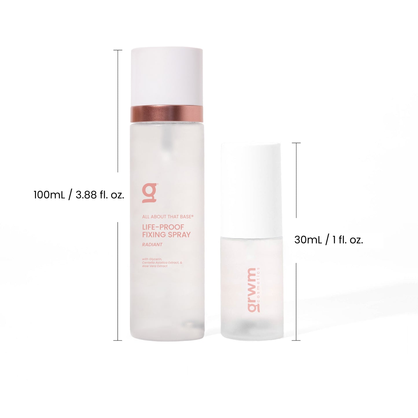 GRWM Cosmetics Long-Wear Fixing Spray - Radiant Finish