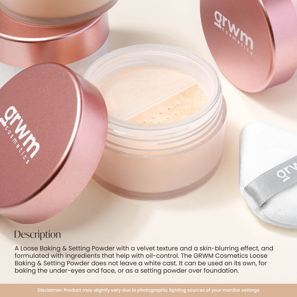 GRWM Cosmetics Powder Rush - MINI Loose Baking and Setting Powder