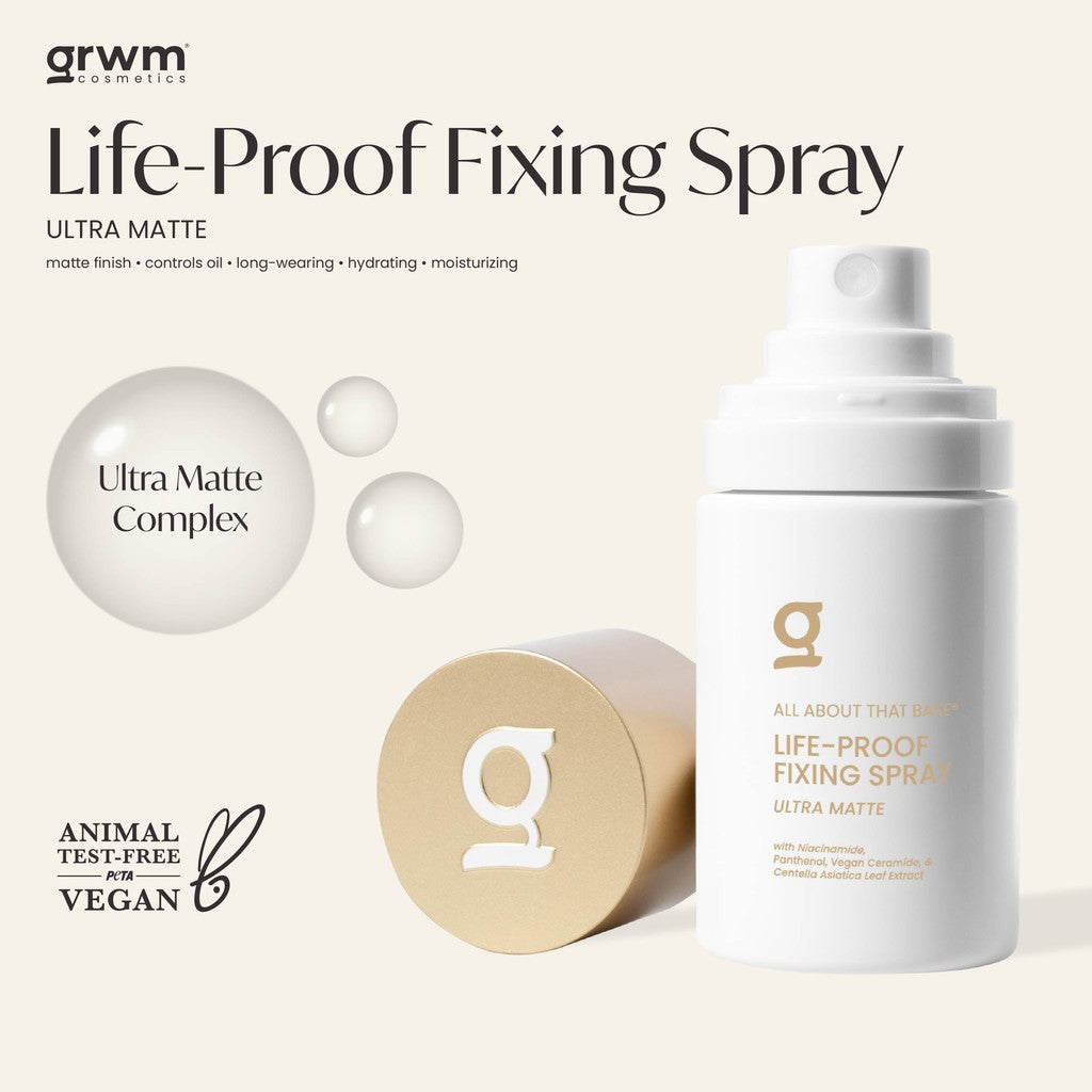 GRWM Cosmetics Life - Proof Ultra Matte Fixing Spray