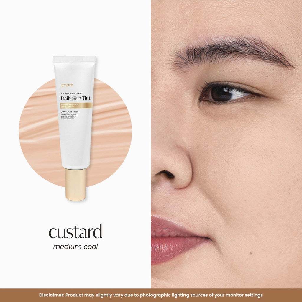 [10.10 Bundle] GRWM Cosmetics Mini Base Duo - Mini Daily Skin Tint + Mini Milk Tint + Set