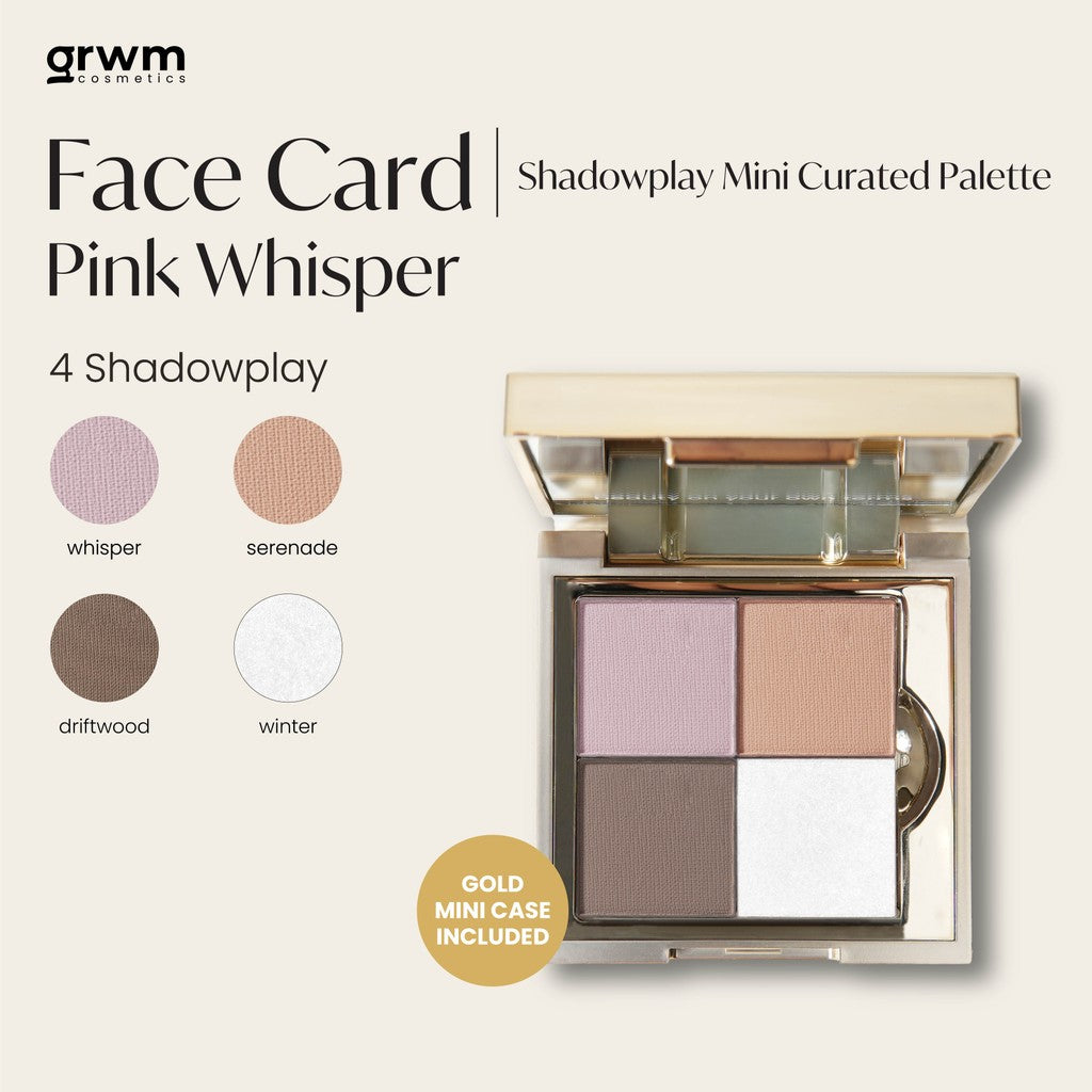 GRWM Cosmetics Face Card Shadowplay Mini Curated Eyeshadow Palette