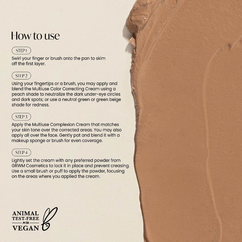 GRWM Cosmetics Face Card Multiuse Complexion Cream  with Free Mini Case