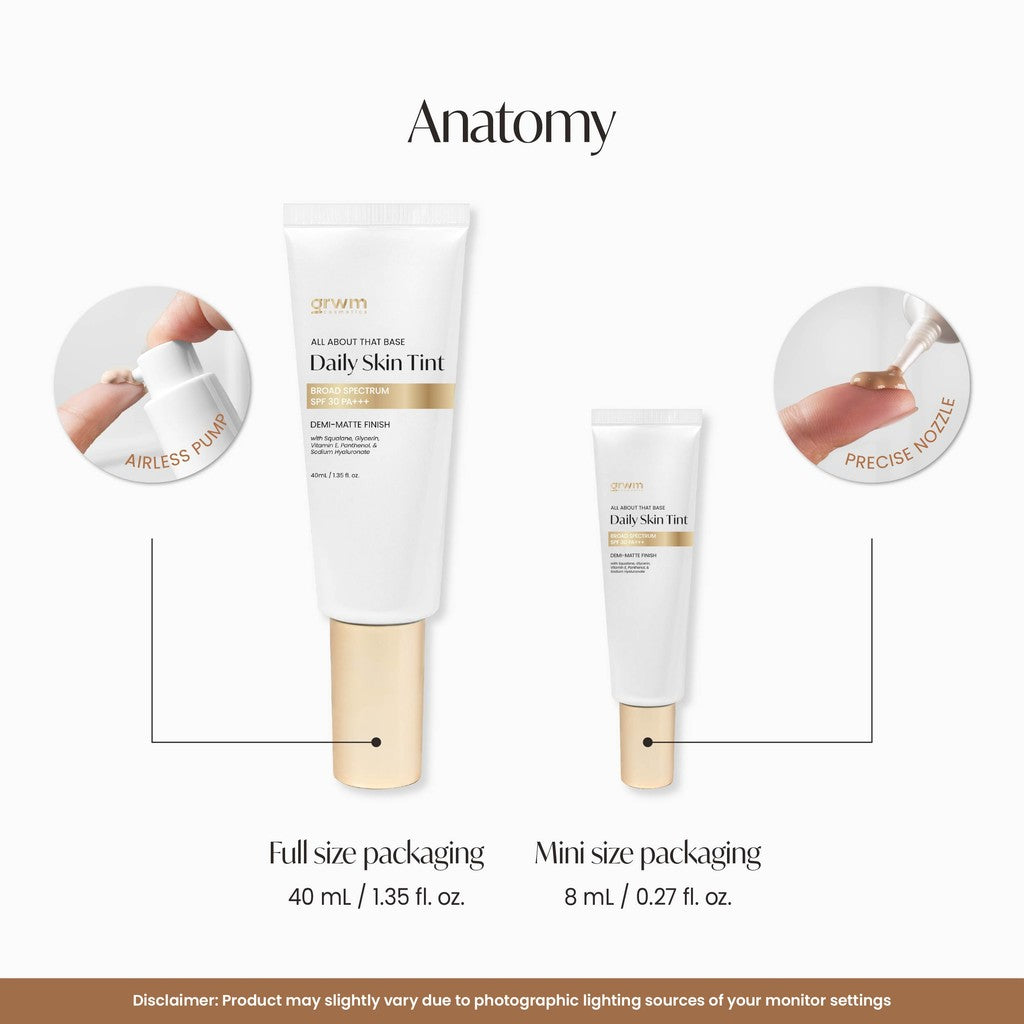 GRWM Cosmetics Daily Skin Tint Broad Spectrum SPF 30 PA +++