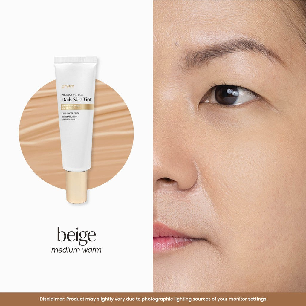 [10.10 Bundle] GRWM Cosmetics Mini Base Duo - Mini Daily Skin Tint + Mini Milk Tint + Set