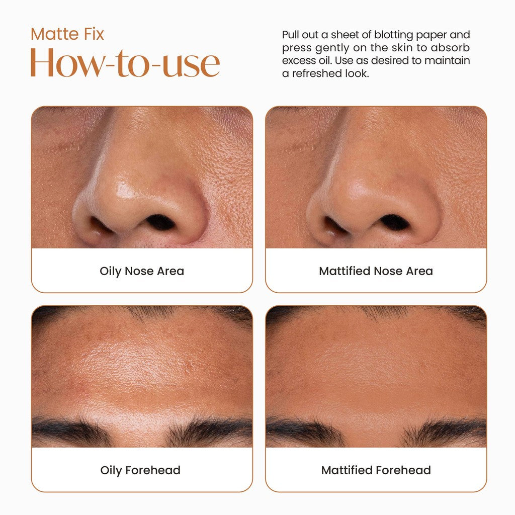 GRWM Cosmetics Matte Fix Oil-Absorbing Blotting Sheets