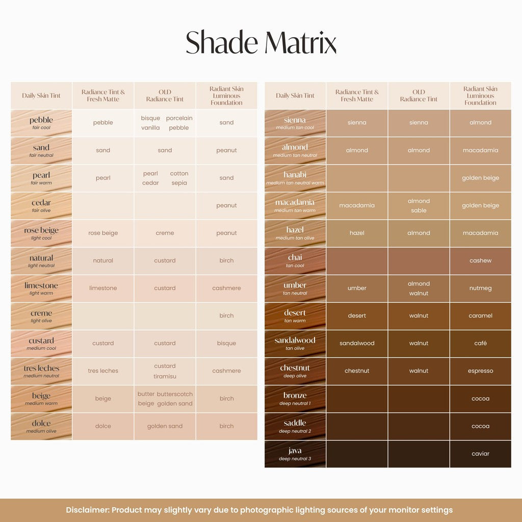 GRWM Cosmetics Fresh Matte Multiuse Base - Skin Tone Shades