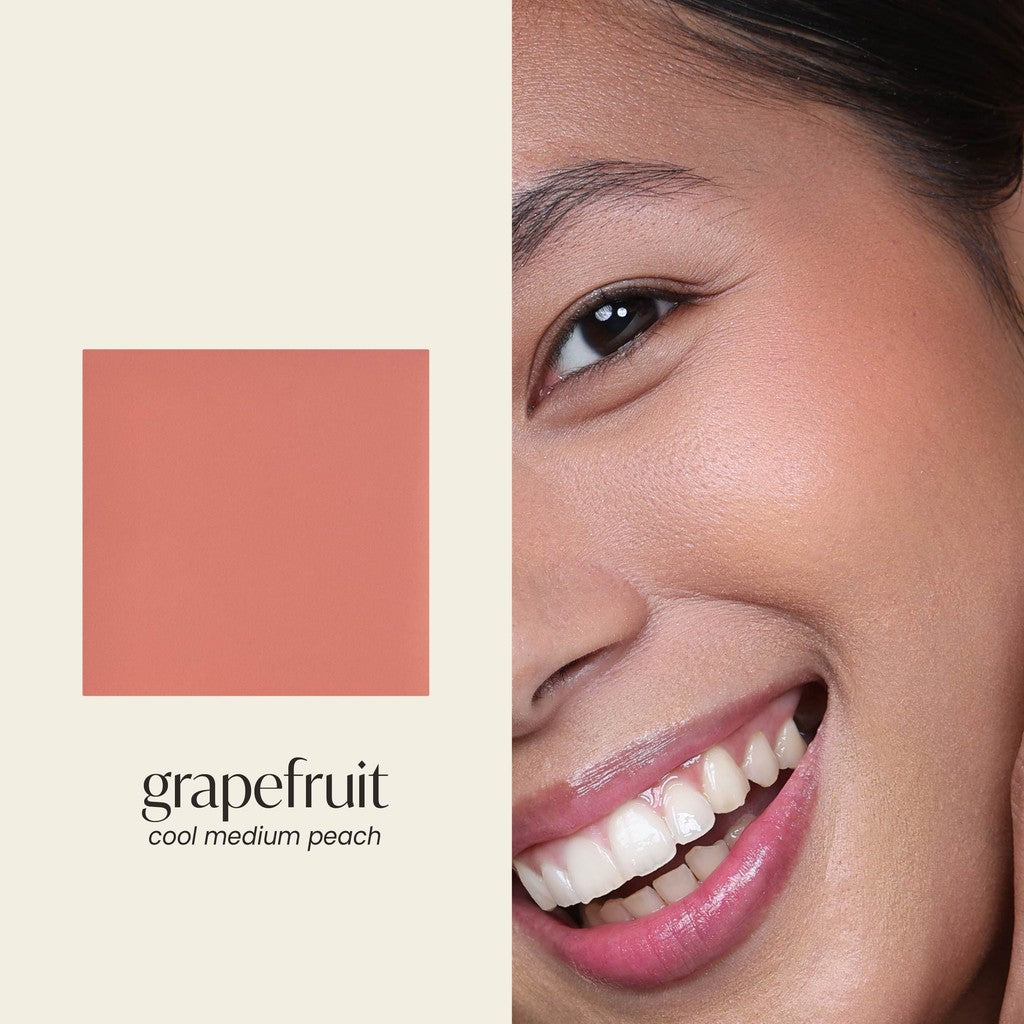 GRWM Cosmetics Face Card Satin Cream Blush with Free Mini Case