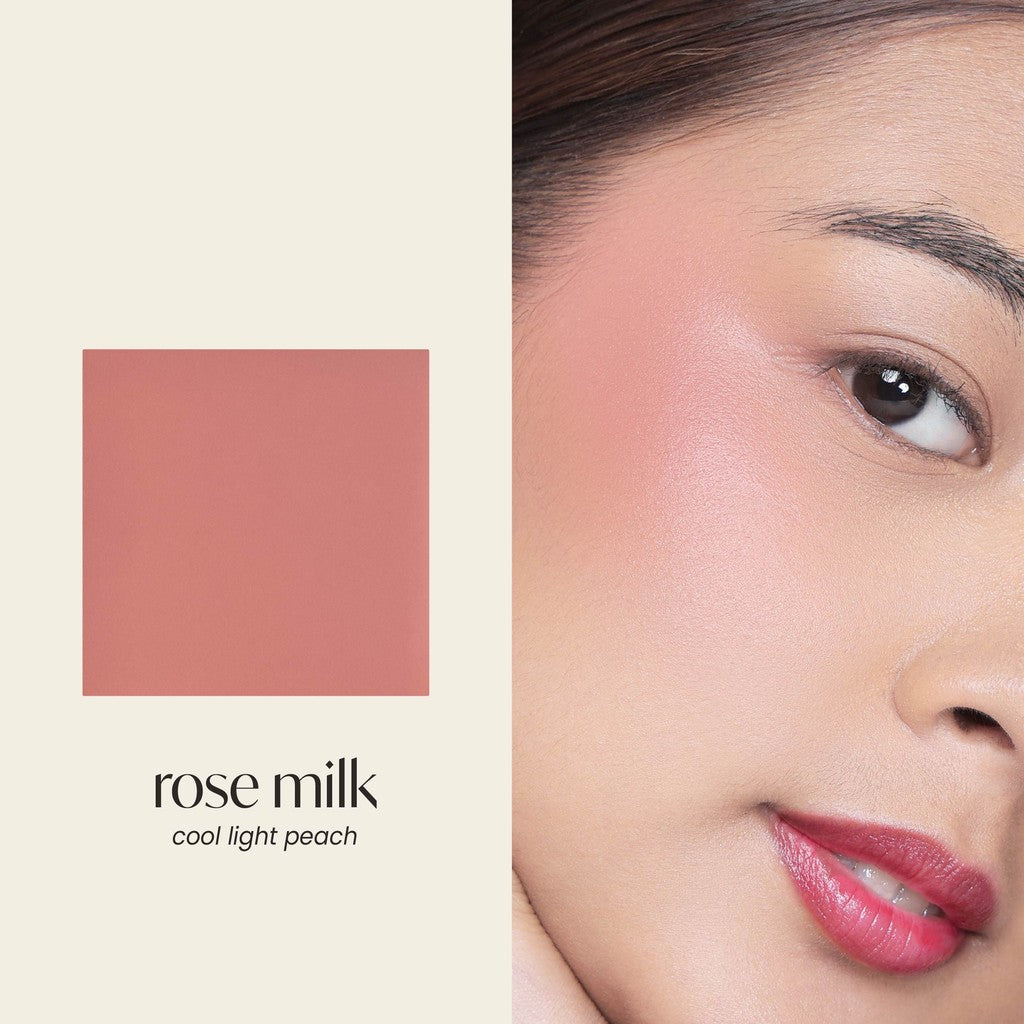 GRWM Cosmetics Face Card Satin Cream Blush with Free Mini Case